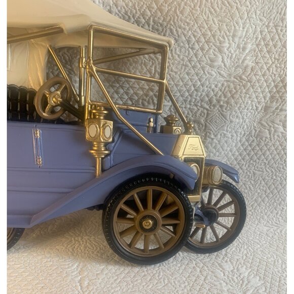 Burwood Co Antique 3D Blue Model-T Car Wall Art Plaque Model #2028-1 Vintage - Picture 3 of 10